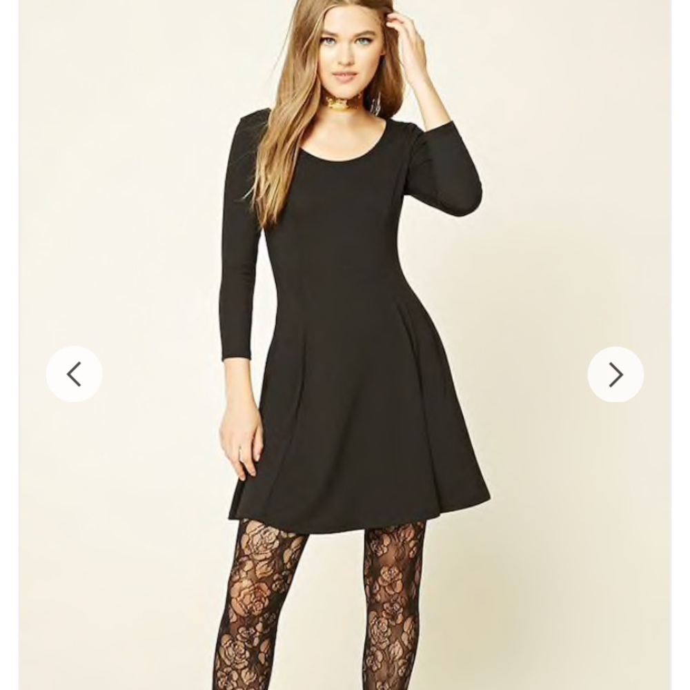 Black Skater Dress